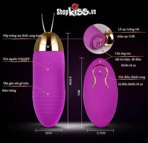 Utimi Remote Control Love Egg for Couples’ Intense Fun — Product Specifications