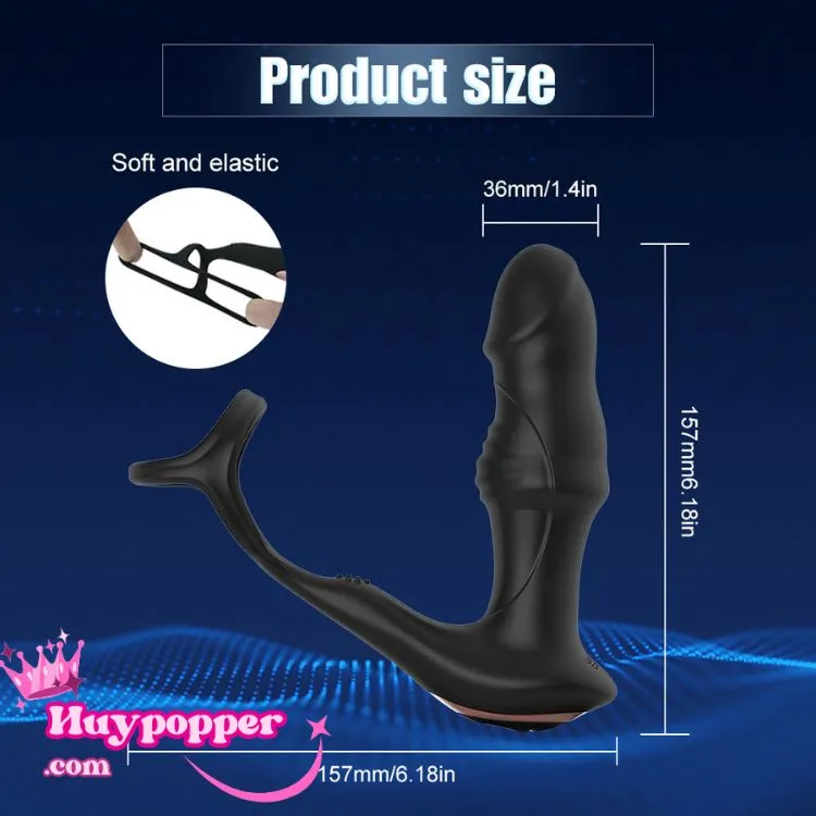 Ancus Prostate Stimulator Shaking Rotating Vibrating Toy — hình 3