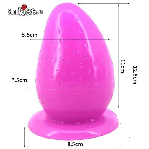 Faak Strawberry-Shaped Anal Plug Prostate Stimulator — Dimensions and Features That Impress