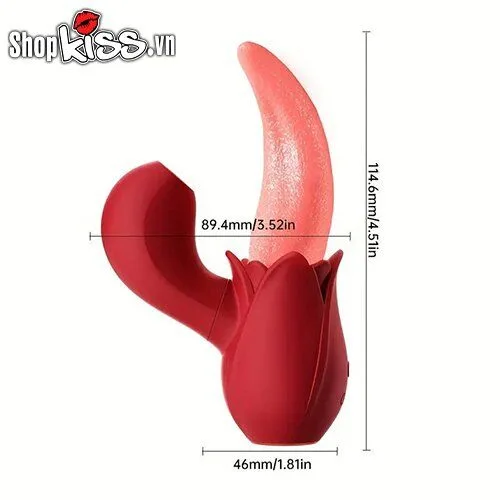 G-Spot Tongue Shaped Massager Clitoral Stimulator Silicone — Efficient Charging and Long-Lasting Use