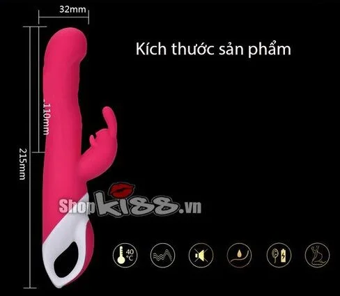 Nano Jeuplay Premium Female Handheld Vibrating Dildo Pink — Advanced Features for Maximum Enjoyment