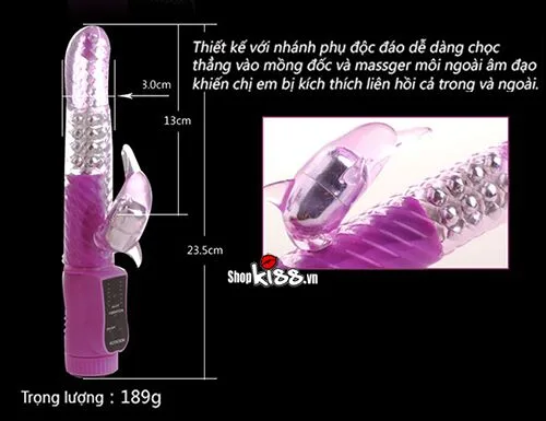 LoveAider BoyFriend Multi-Function Realistic Dildo — This combination of vibration and rotation offers an