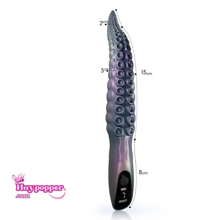 Octopus 10 Mode Vibro Silicone Vibrating Tentacle Design Toy — hình 5