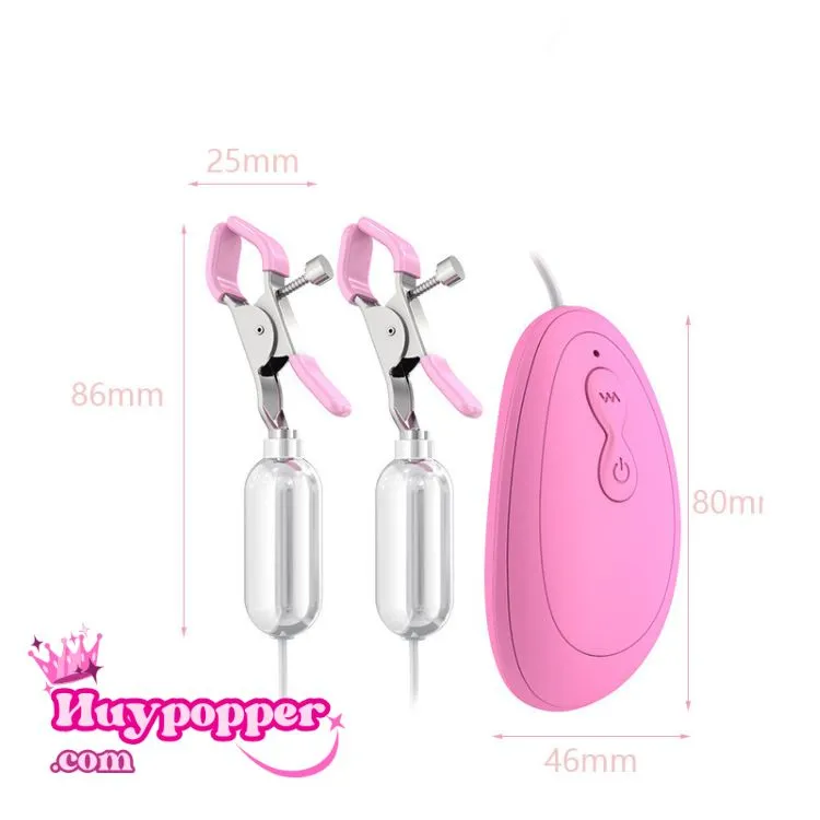 Cleo Nipple Clamp 10 Vibration Modes Safe Silicone — Superior Quality and Comfort