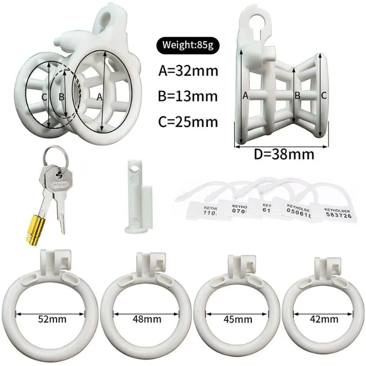 Fish Basket Design Stainless Male Chastity Lock — Elegant Design and Superior Craftsmanship