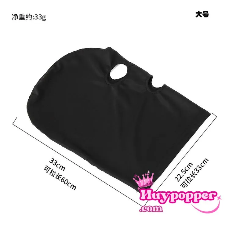 Spandex BDSM Eye Mask Breathable Comfortable Restraint Gear — hình 2