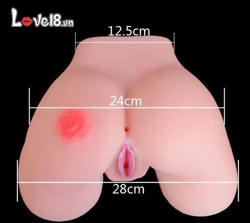 Super Sexy Silicone Rumble Vagina and Butt Toy — Detailed Specifications for Perfection