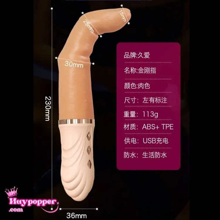 Roset 10-Mode Powerful G Spot Stimulating Finger Vibrator — Compact & Ergonomic Size for Effortless Use