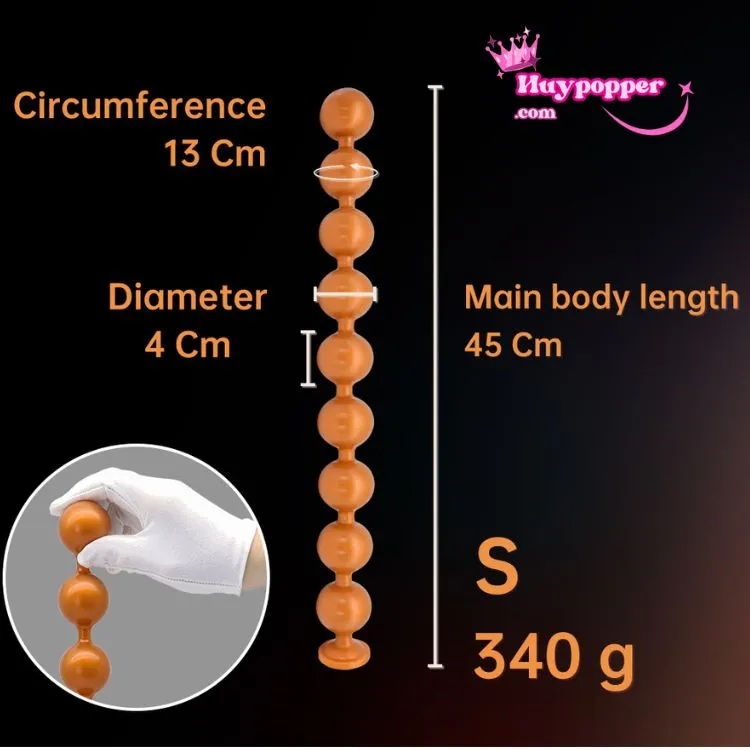 Soft Silicone Anal Beads for Ultimate Pleasure — hình 2
