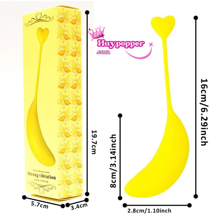 Remote Control Banana Egg Vibrator 10 Modes App — hình 4