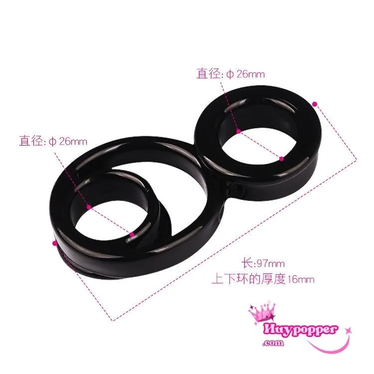 Troy Stretchable Durable Rubber Cock Ring for Longer — hình 2