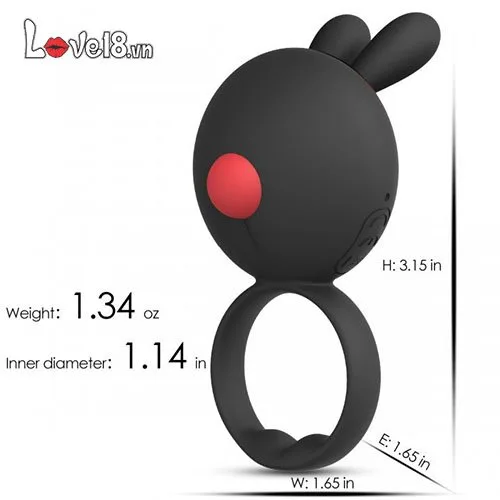 Rinbit premium rabbit head vibrating cock ring delay climax — Premium Features and Specifications