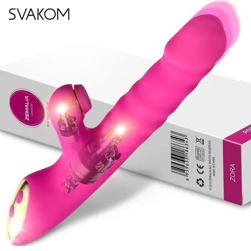 Zemalia Zora 3 Realistic Vibrating Suction Rotating Dildo — Exceptional 4-in-1 Features for Unmatched Pleasure