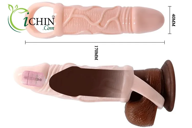 Men Extension Vibrating Cock Sleeve With Ball Strap — Superior Quality & Innovative Design