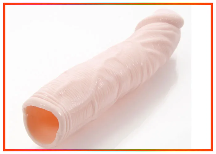 Skin-tone Condom Sleeve Penis Enhancer SHP644 Durable — Why Choose This Dildo Condom?