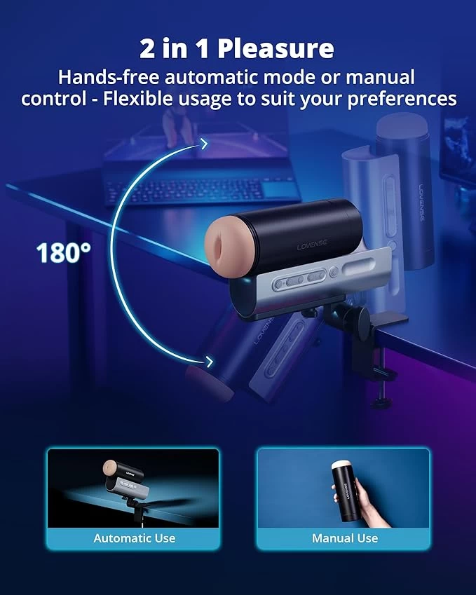 AI smart automatic vibrating wall mount masturbator silicone — hình 2