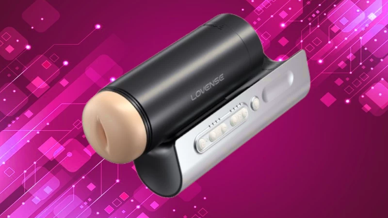 AI smart automatic vibrating wall mount masturbator silicone — hình 8