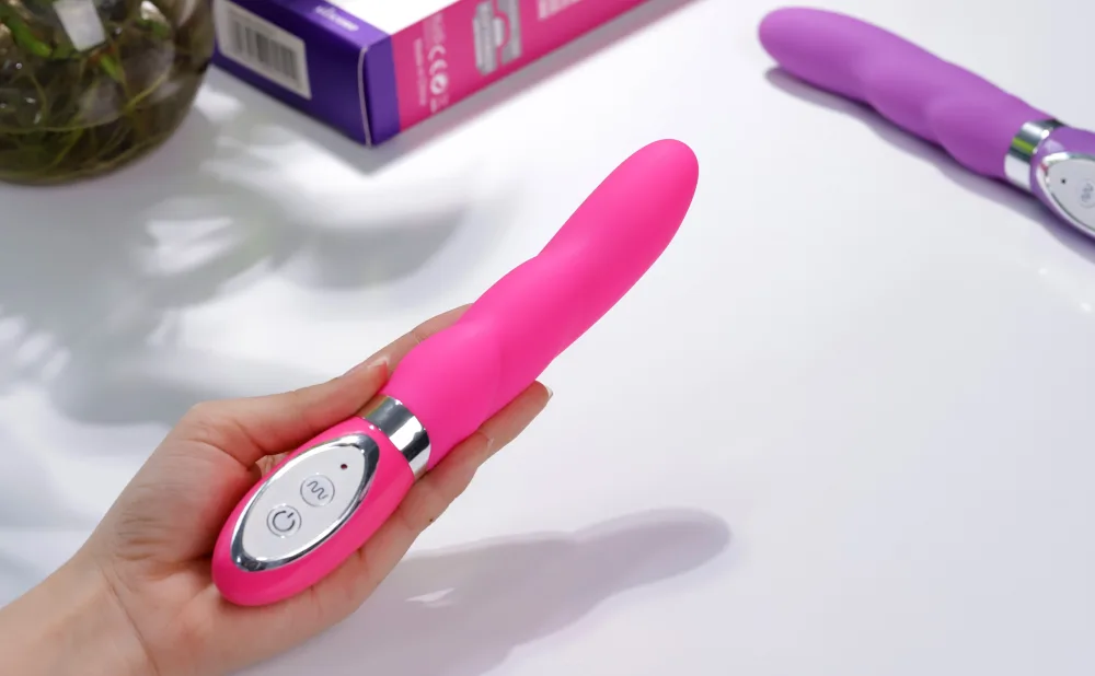 Lovey Dovey Wavy Vibe 10-Speed G-Spot Silicone Personal — hình 6