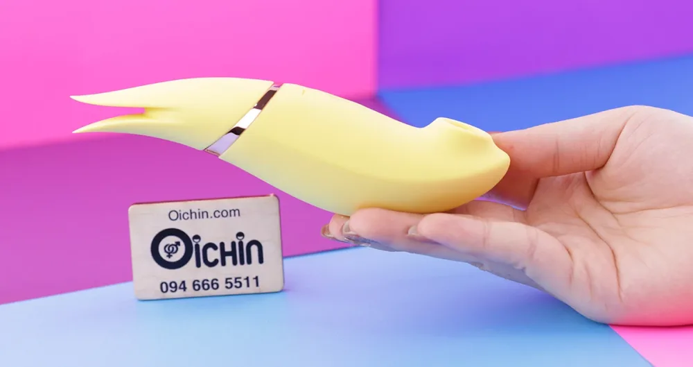 Loving World Belle ergonomic clitoral stimulator sucking — The smooth contours and striking curves add a luxurious