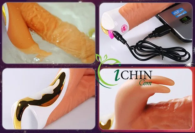 Loving World Powerful Rotating Vibrator Realistic Dildo — Waterproof and Rechargeable Convenience