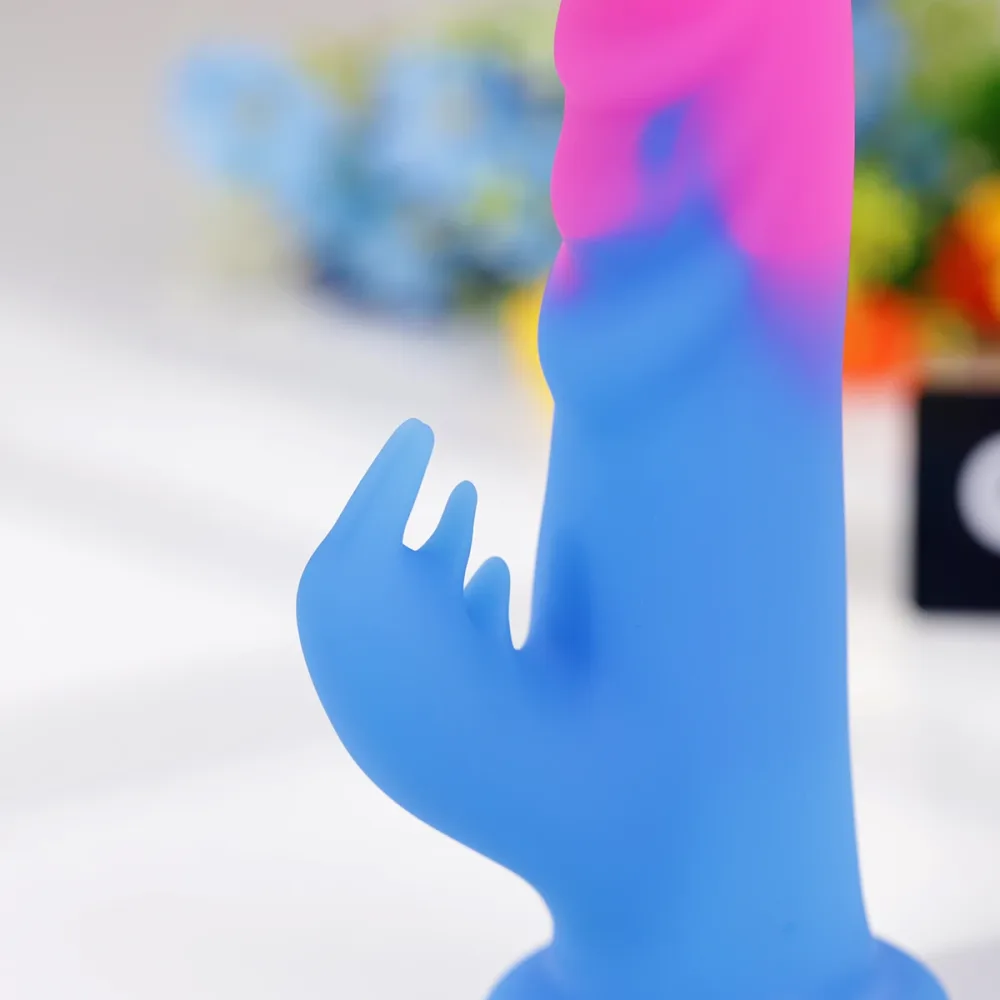 Loving World CT1917 colorful rotating vibrating tongue — Perfect Size with Ultra-Soft Silicone Feel