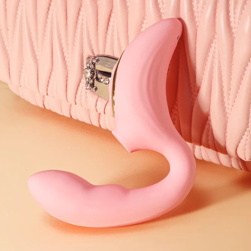 Loving World Suction Tongue G-Spot Vibrator Heated — Multiple Vibration and Suction Modes for Custom Pleasure