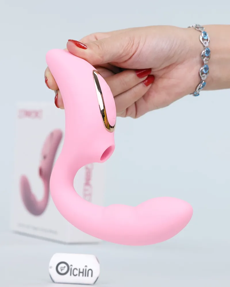 Loving World Suction Tongue G-Spot Vibrator Heated — Compact Design with Perfect Curves for Ultimate Comfort