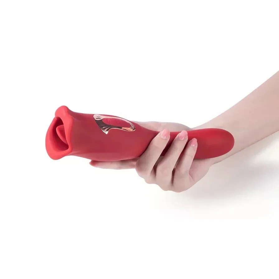 Multi-Function Vibrator Licking Sucking Handle High Pleasure — hình 9
