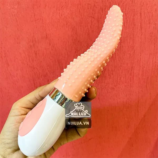Dual-Ended Licking Tongue & Vibrating Egg Intimate Toy — hình 3