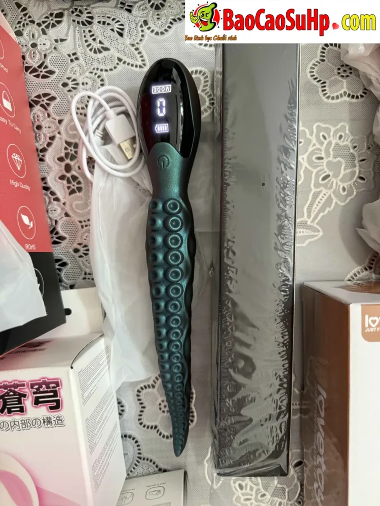 COC Octopoda Soft Multi Stimulating Tongue Licker Vibrator — hình 3