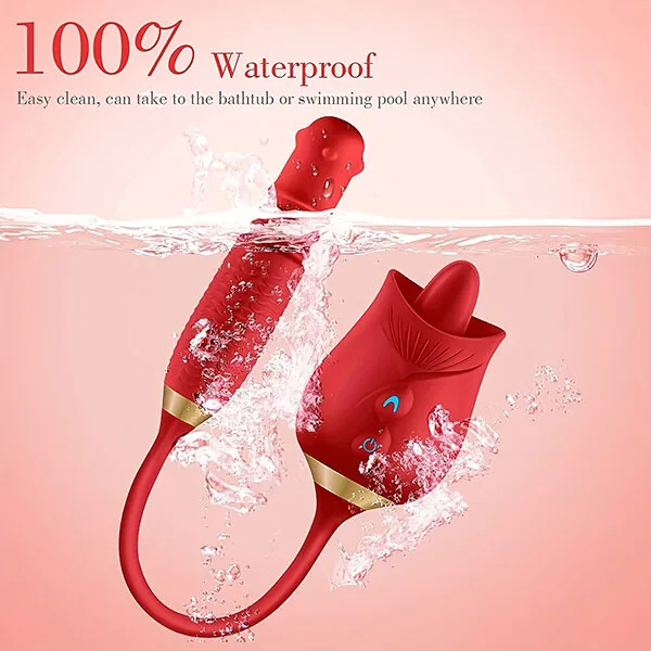 Rose Licking Tongue With Rotating Egg 3-in-1 Ultimate — hình 5