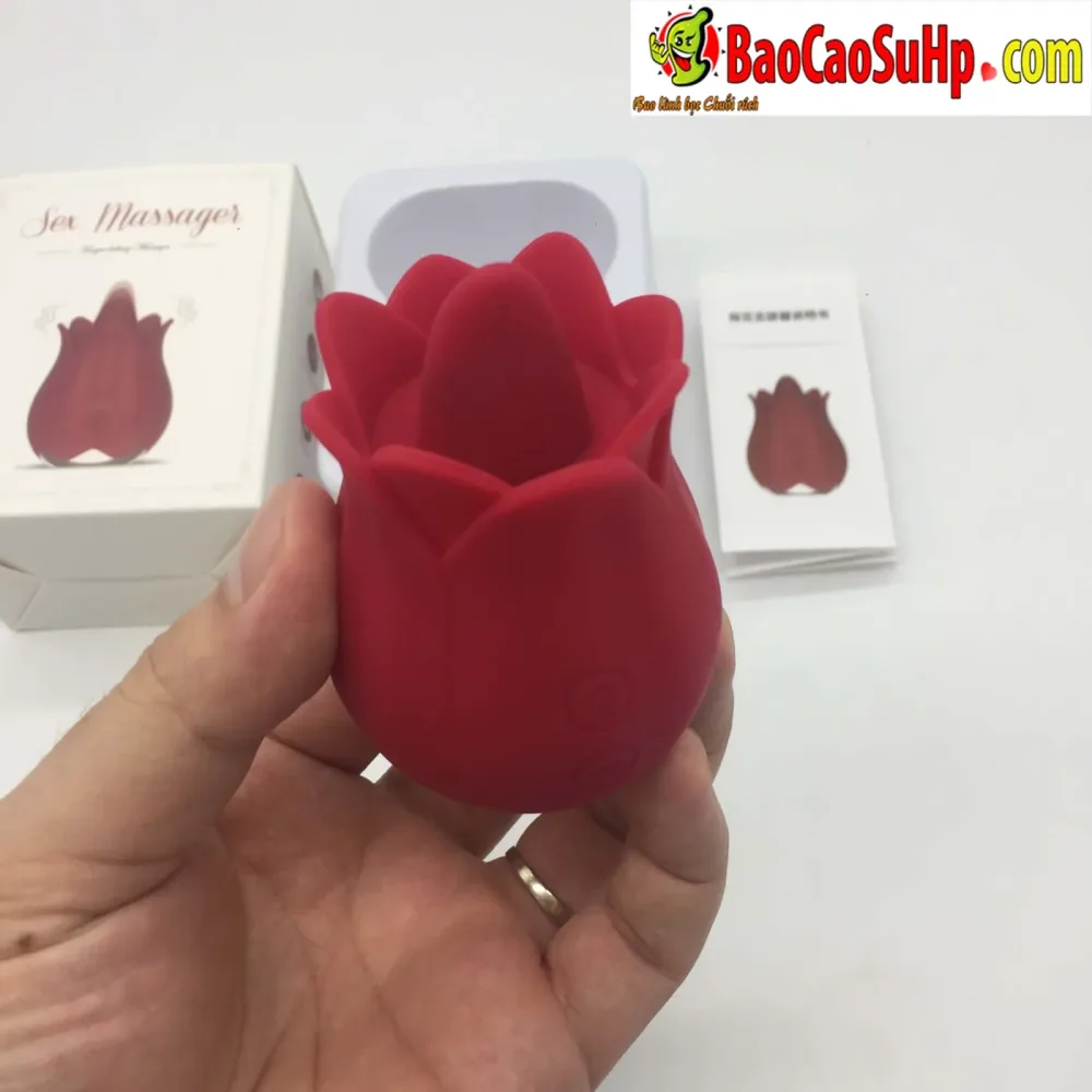 Mengma HGOD Red Rose Tongue Licking Female Pleasure Massager — hình 2