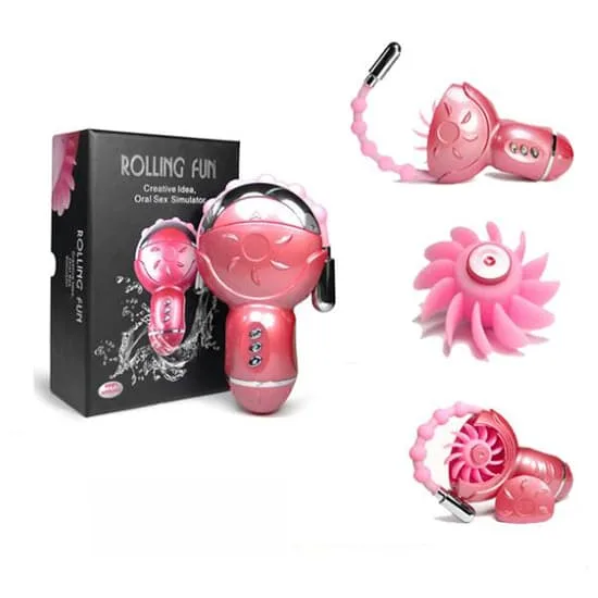 Rolling Fun 12-Blade Female Licking Oral Pleasure Massager — Exceptional Design and Powerful Features