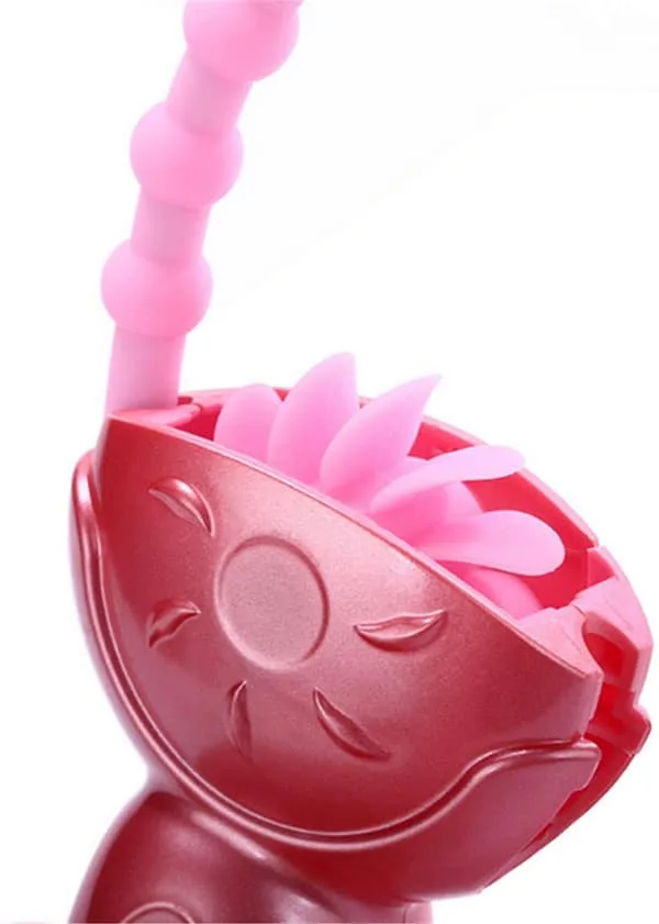Rolling Fun 12-Blade Female Licking Oral Pleasure Massager — Its gentle yet powerful touch massages the outer lips and