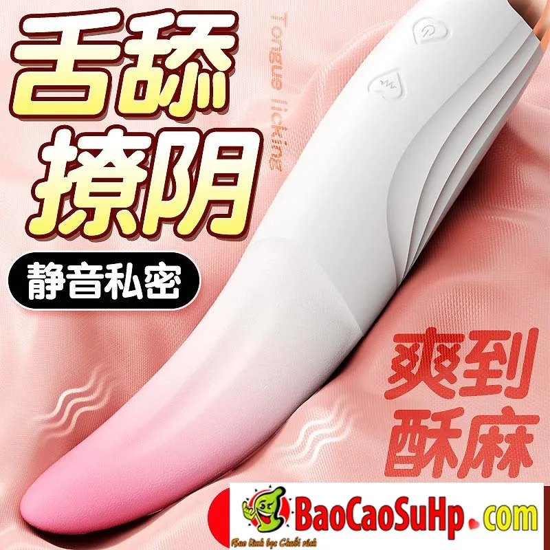 Timid 3D Tongue Vibrator Water-Resistant 10 Modes — hình 2
