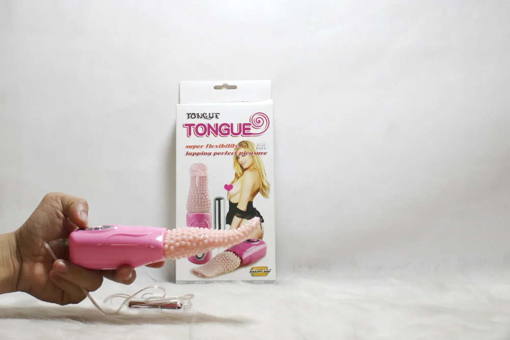 Toungue Premium Tongue Vibrator G-Spot ABS Silicone 3 Modes — hình 4
