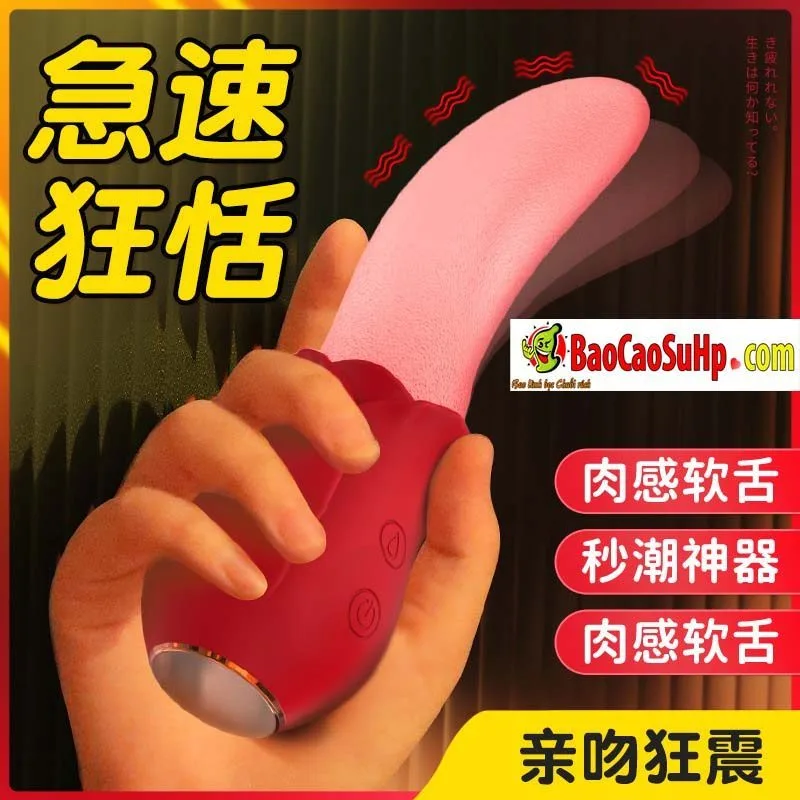 Compact Powerful G-Spot Tongue Vibrator Discreet Female — hình 2