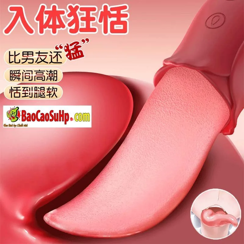Compact Powerful G-Spot Tongue Vibrator Discreet Female — hình 3