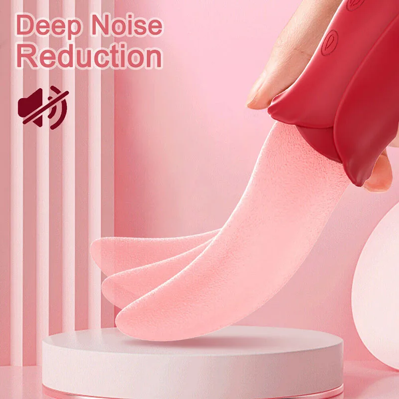 Powerful Tongue Vibrator Licking Clitoral Stimulator — hình 3