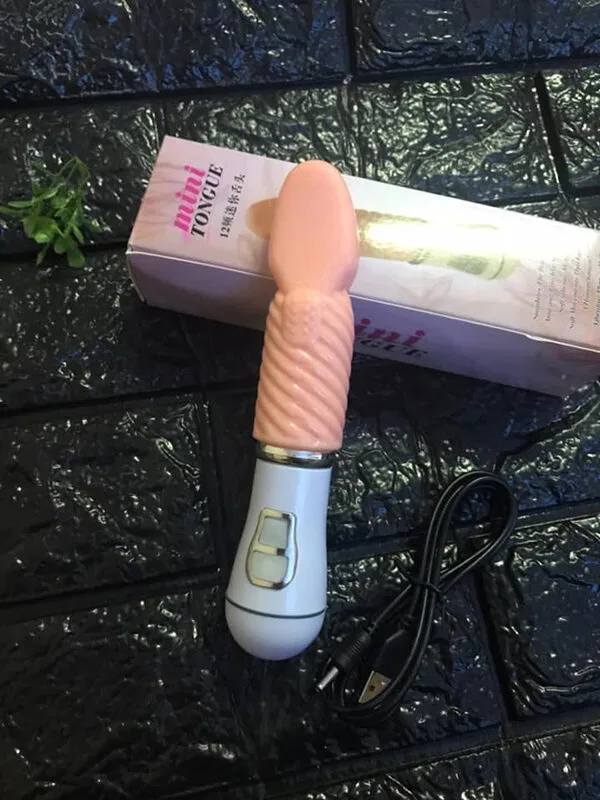 Tongue Mini Vibrator 12 Mode Licking G-Spot Stimulator — hình 12