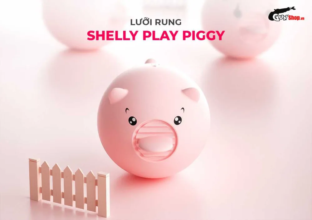 Shelly Play Piggy Tongue Vibrator Soft Licking Female Pleasure