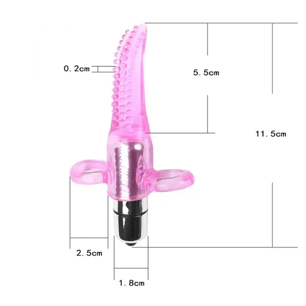 Silicone Finger Love Tongue Vibrator For Women — hình 6