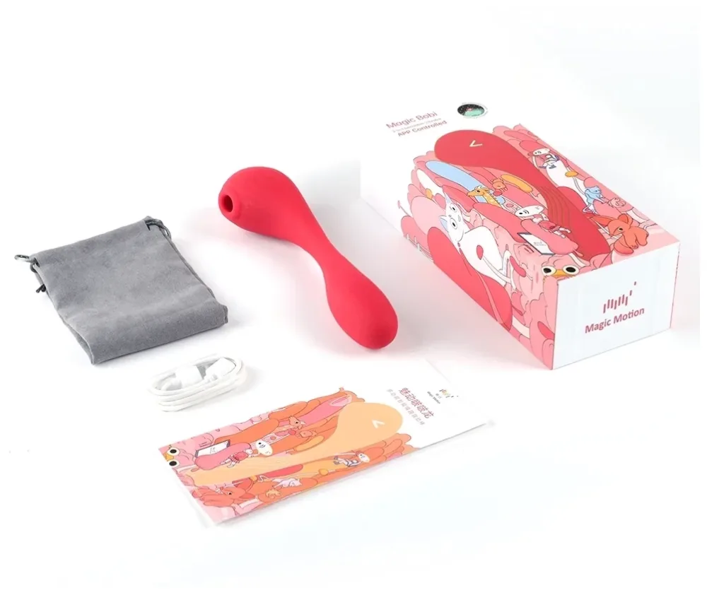 Magic Bobi 2in1 Smart App Controlled Soft Silicone — 10 Vibration Modes + 10 Suction Levels for Ultimate Control