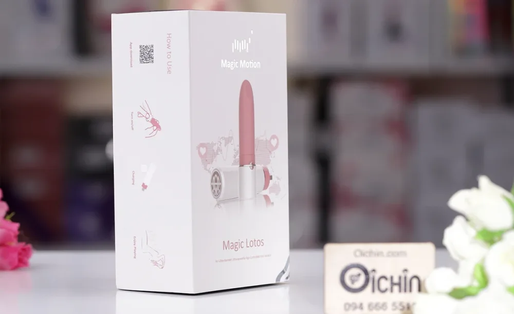 Magic Lotos App-Controlled Smart Lipstick Vibrator Compact — Sleek and Discreet Design