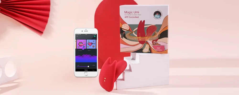 Magic Umi Dual Motor Clitoral Vaginal Silicone Vibrator — Premium Soft Silicone for Comfort & Safety