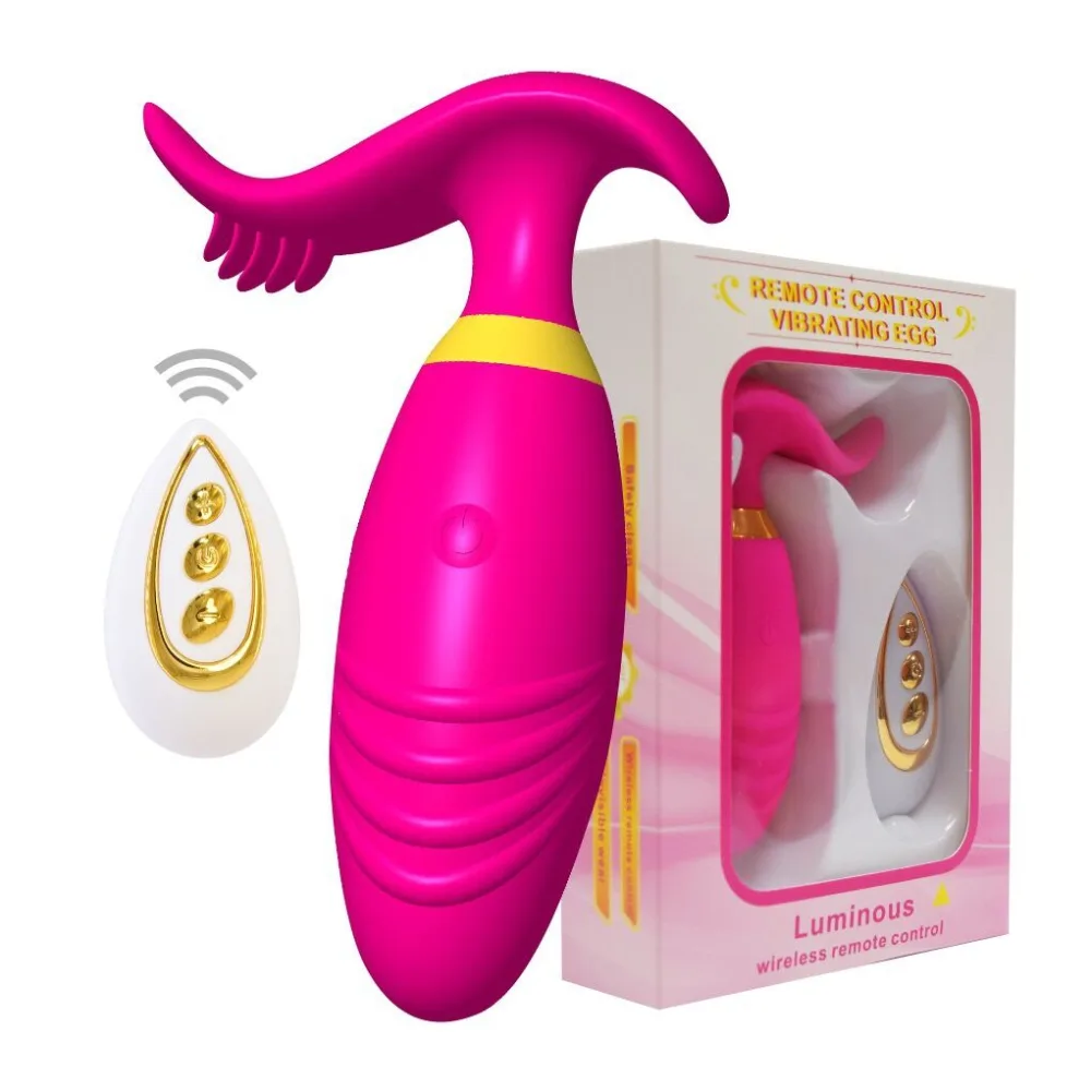 Baoqi B25 Remote-Control G-Spot Egg Vibrator — Its subtle curved shape fits perfectly, delivering intense