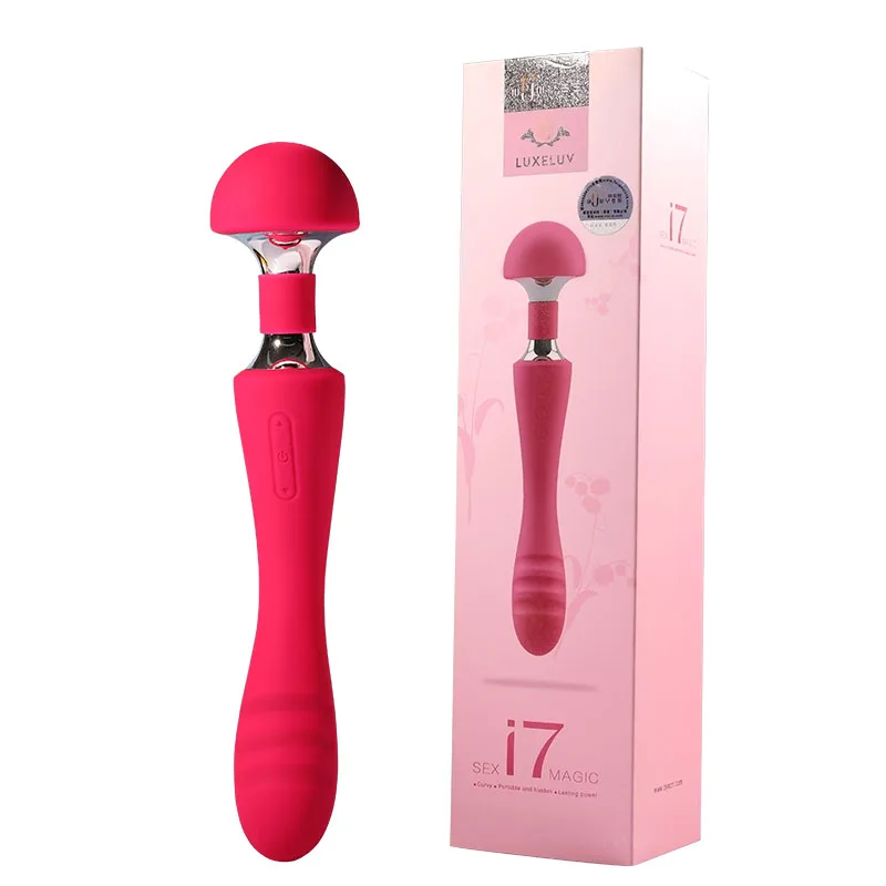 LUXELUV I7 Magic Dual Head Vibrating Massage Wand Toy — Safe, Reliable, and Easy to Use