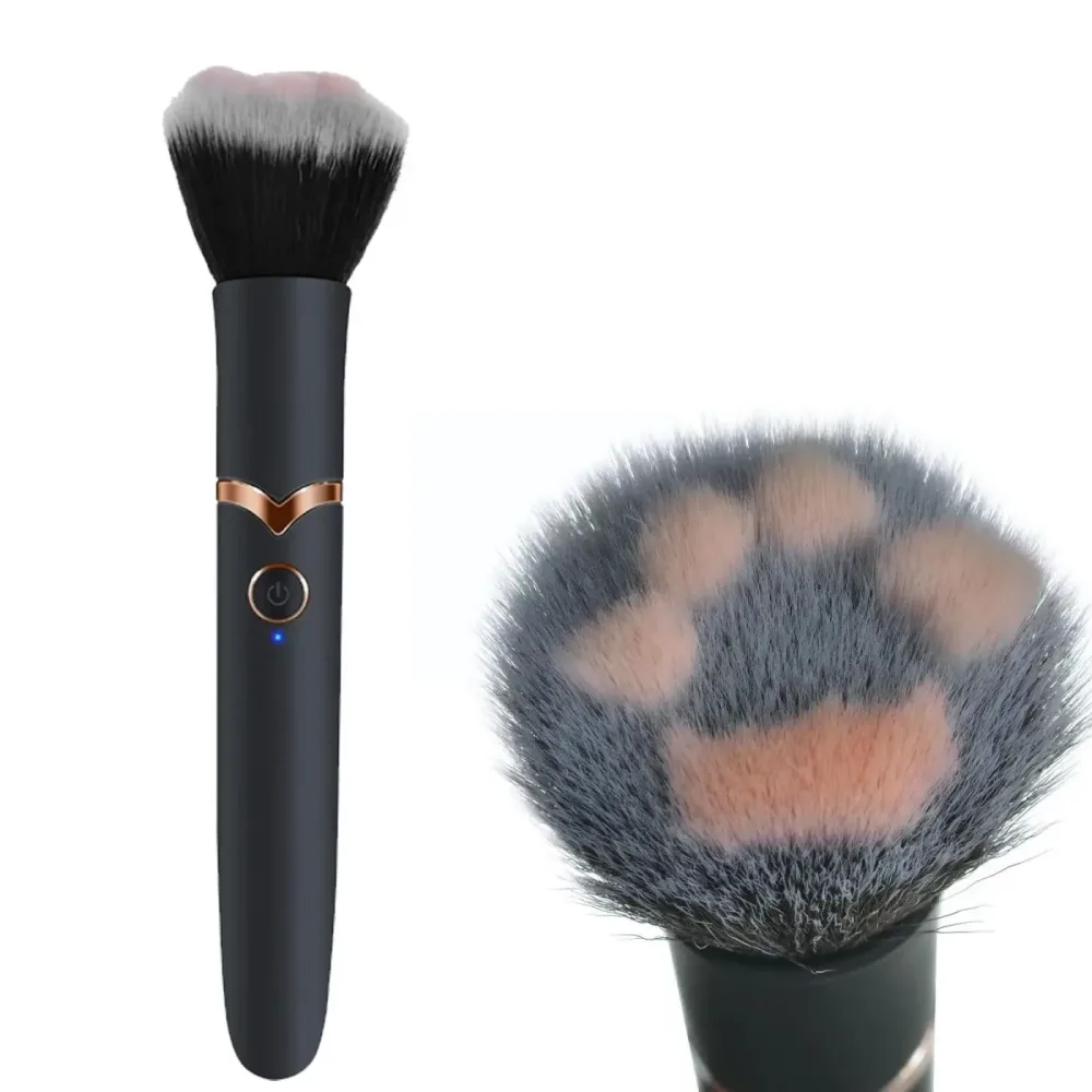 Makeup Brush Shape Vibrator 10 Modes USB Charging — Stylish and Discreet Design