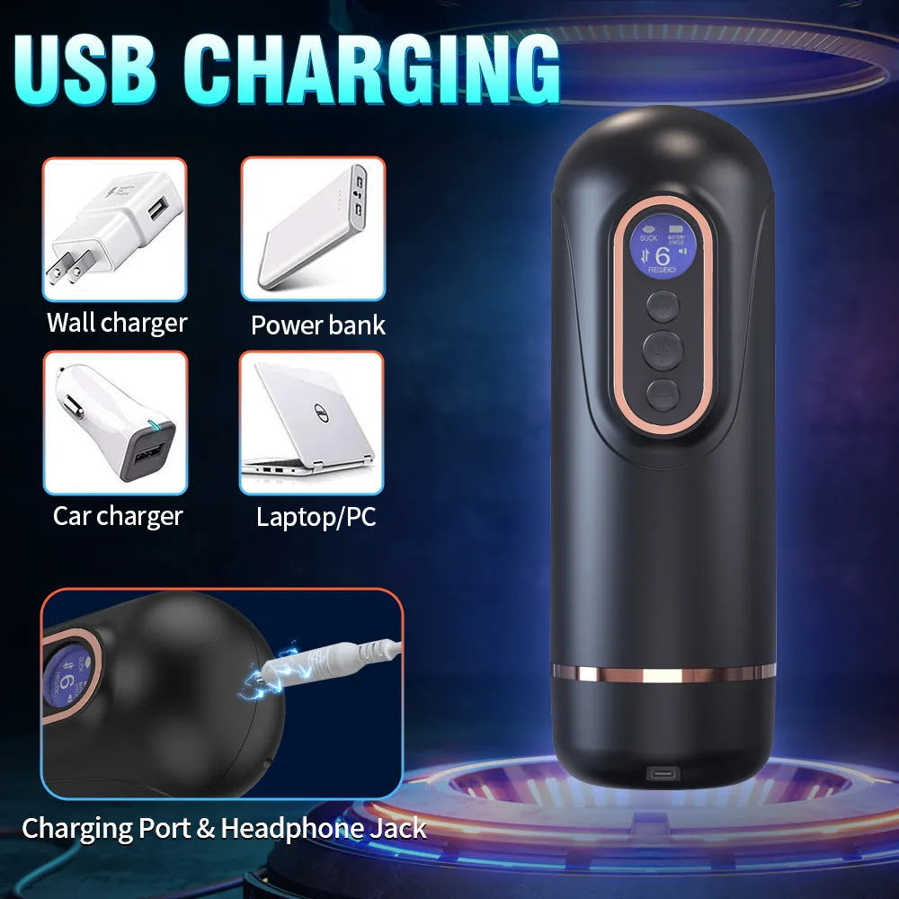 Automatic Heated Suction Masturbator 9Vibrations 7Pumps — Outstanding Features for Maximum Enjoyment
