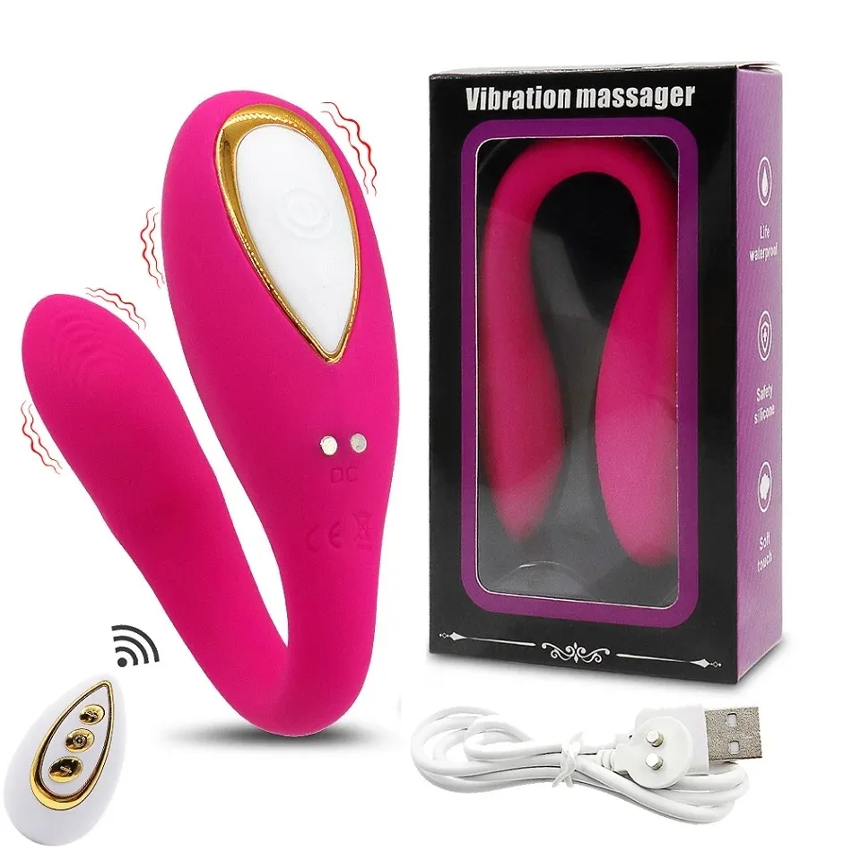 U-Shaped Remote Control Love Egg 10 Vibes For Couples — Unique Design and Superior Features